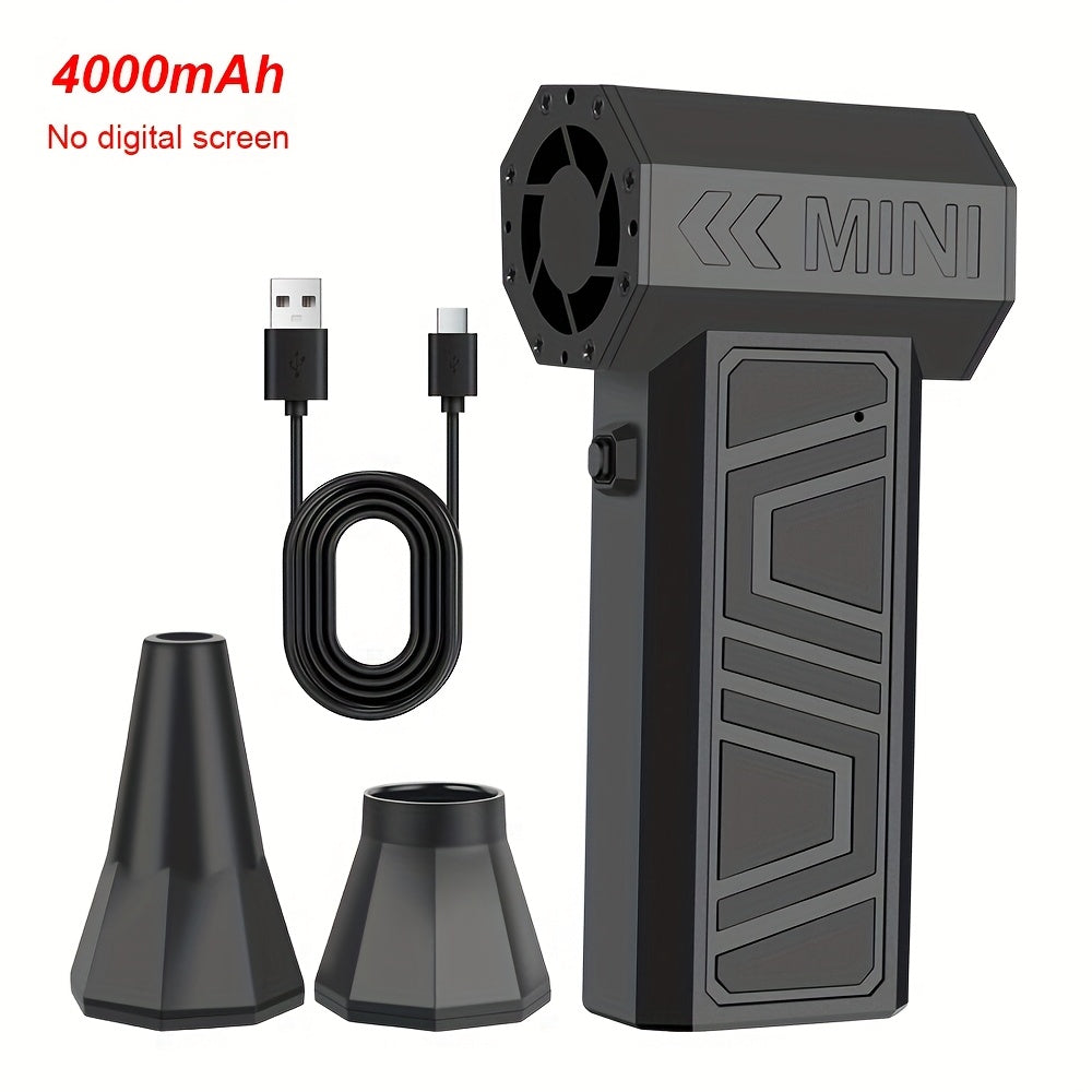 Aurel Shop electric air duster with USB cable and two nozzle attachments portable snow dust cleaner